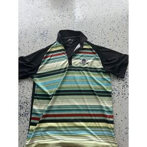 Tattoo‎ Golf Polo Shirt Retro Collection ProCool Skull Stripe Mens Large